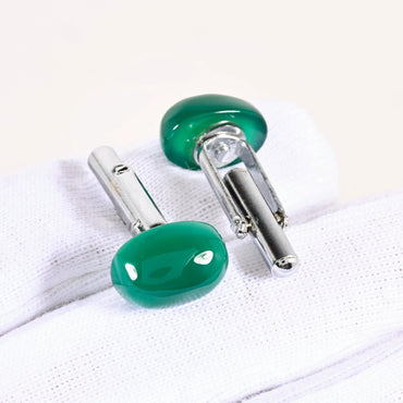 ABC Classic Men's Cufflinks – Elegant Shirt Accessories for Formal Wear, CL33 ABC Rugs Kilims