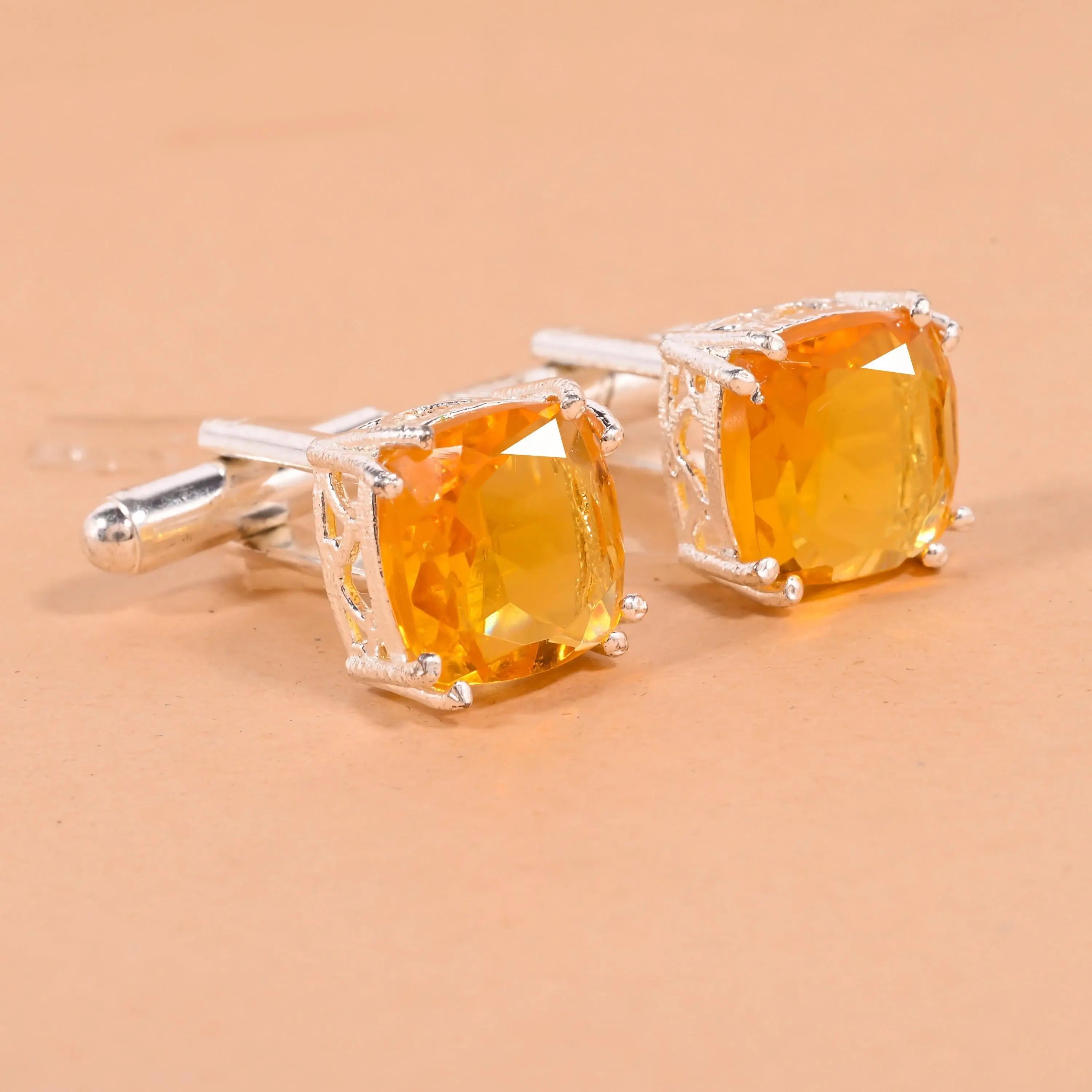 ABC Classic Men's Cufflinks – Elegant Shirt Accessories for Formal Wear, CL35
