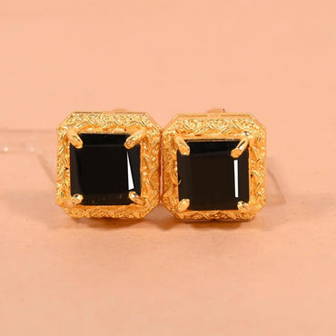 ABC Classic Men's Cufflinks – Elegant Shirt Accessories for Formal Wear, CL37 ABC Rugs Kilims
