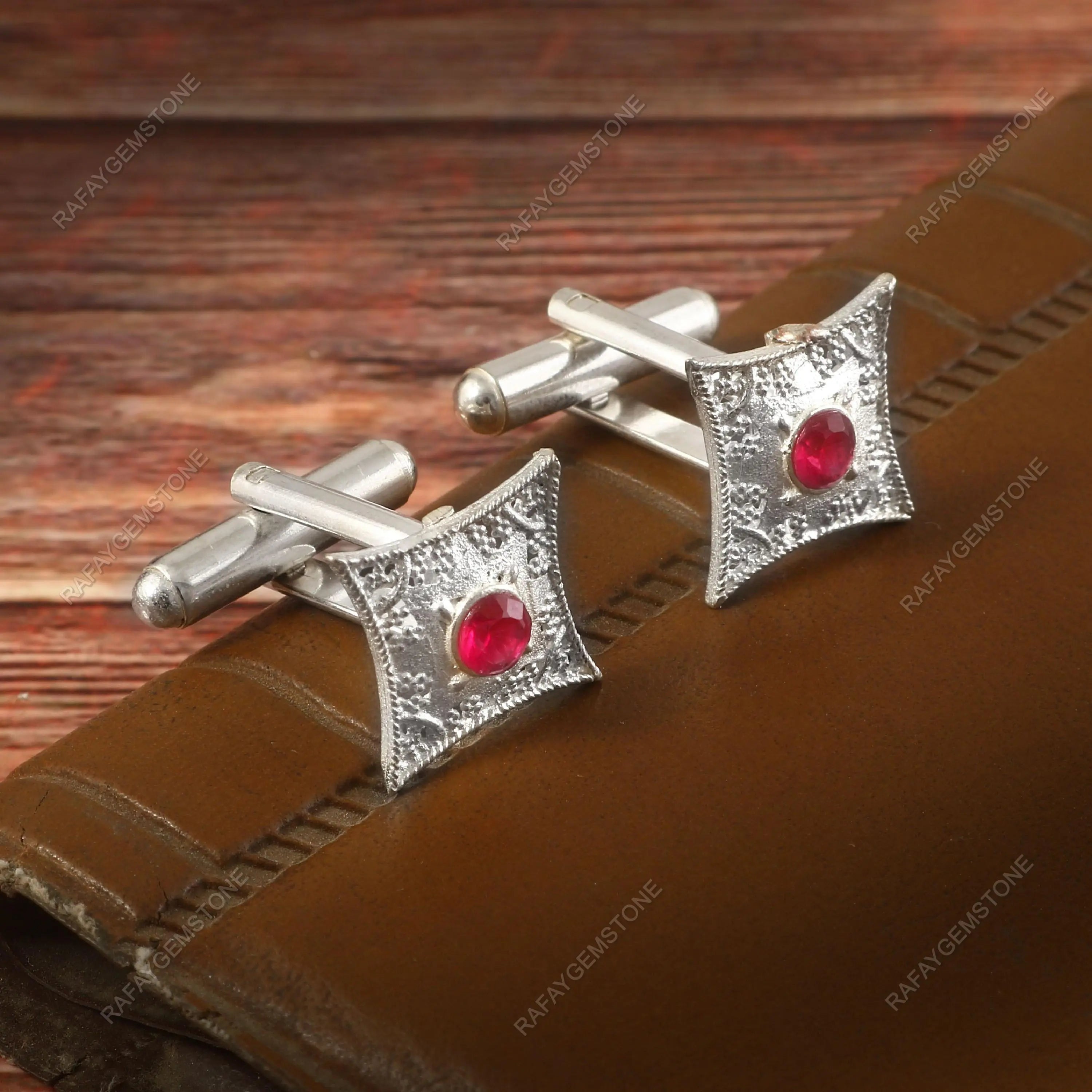ABC Classic Men's Cufflinks – Elegant Shirt Accessories for Formal Wear, CL41