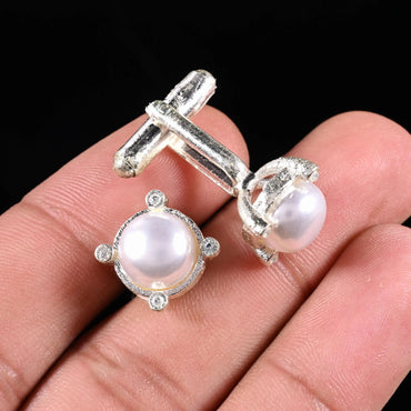 ABC Classic Men's Cufflinks – Elegant Shirt Accessories for Formal Wear, CL43 ABC Rugs Kilims