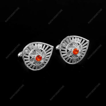 ABC Classic Men's Cufflinks – Elegant Shirt Accessories for Formal Wear, CL46 ABC Rugs Kilims