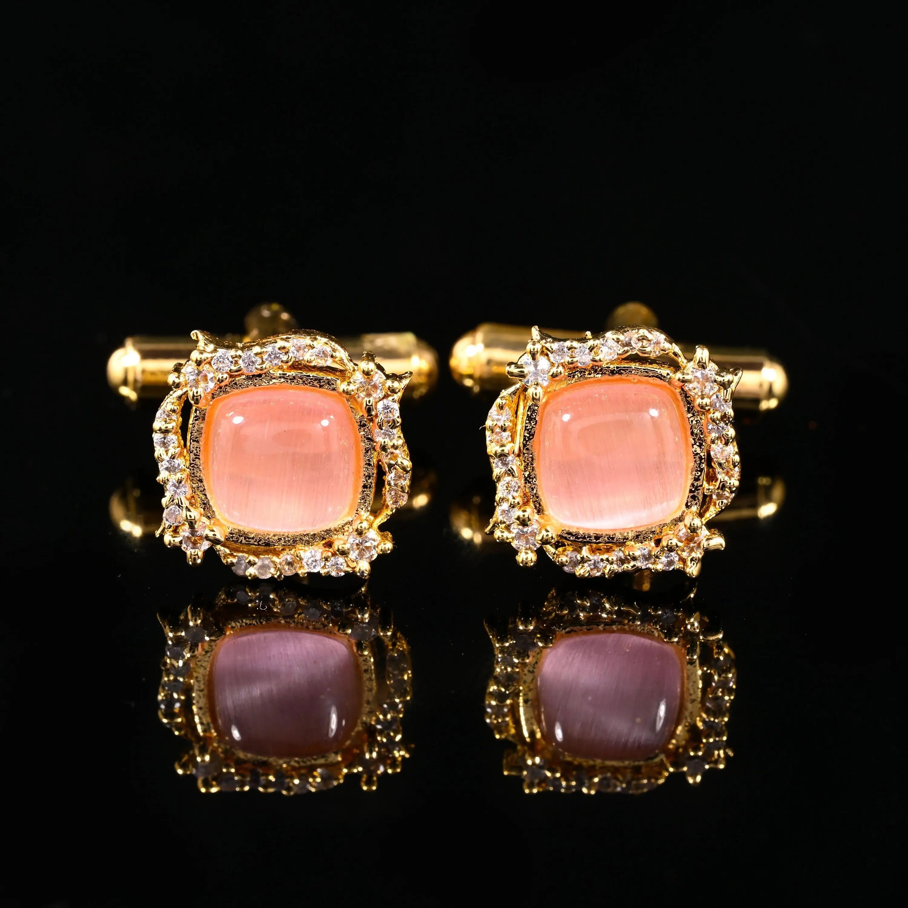 ABC Classic Men's Cufflinks – Elegant Shirt Accessories for Formal Wear, CL48