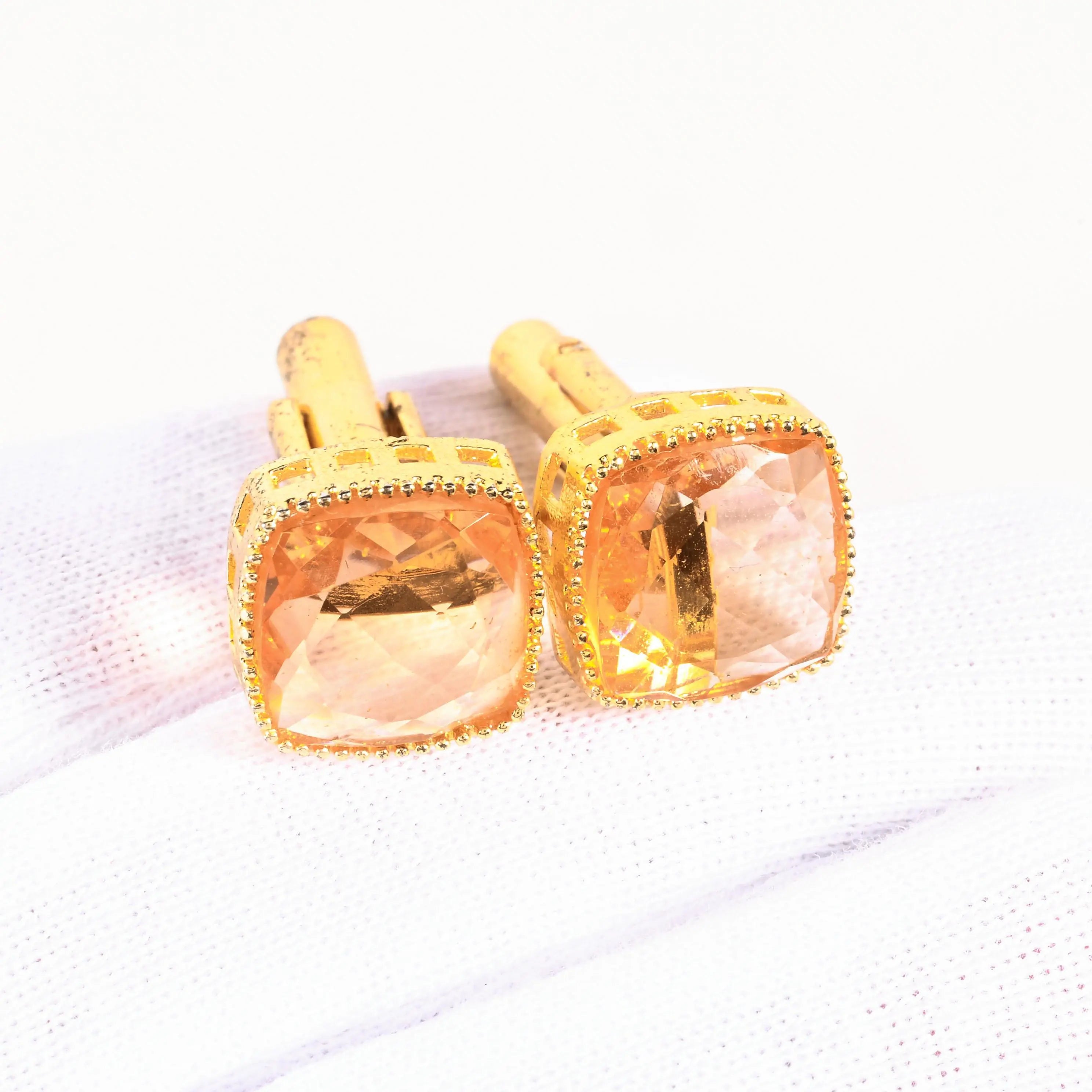ABC Classic Men's Cufflinks – Elegant Shirt Accessories for Formal Wear, CL60