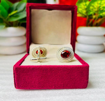 ABC Classic Men's Cufflinks – Elegant Shirt Accessories for Formal Wear, CL62 ABC Rugs Kilims