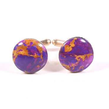 ABC Classic Men's Cufflinks – Elegant Shirt Accessories for Formal Wear, CL63 ABC Rugs Kilims