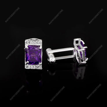 ABC Classic Men's Cufflinks – Elegant Shirt Accessories for Formal Wear, CL64 ABC Rugs Kilims