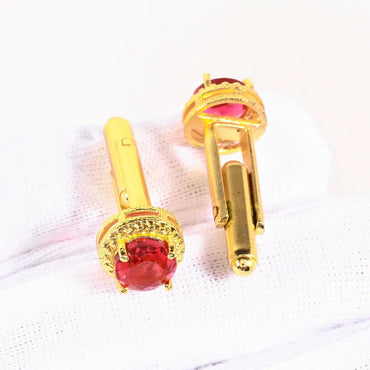 ABC Classic Men's Cufflinks – Elegant Shirt Accessories for Formal Wear, CL69 ABC Rugs Kilims
