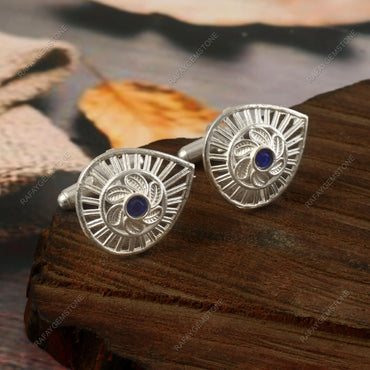 ABC Classic Men's Cufflinks – Elegant Shirt Accessories for Formal Wear, CL72 ABC Rugs Kilims