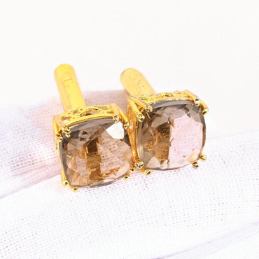 ABC Classic Men's Cufflinks – Elegant Shirt Accessories for Formal Wear, CL75 ABC Rugs Kilims