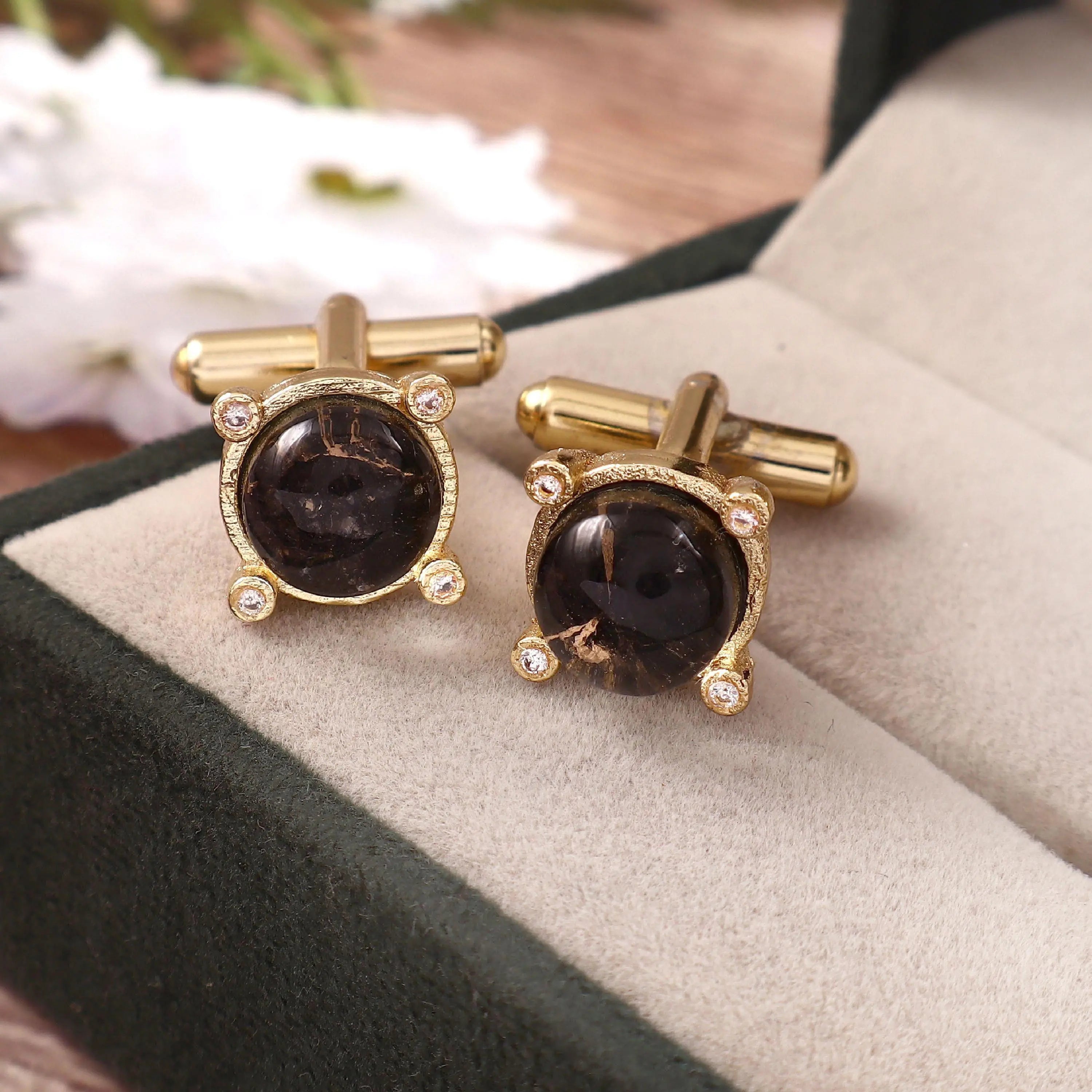 ABC Classic Men's Cufflinks – Elegant Shirt Accessories for Formal Wear, CL76
