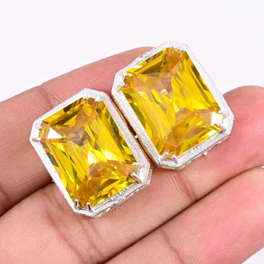 ABC Classic Men's Cufflinks – Elegant Shirt Accessories for Formal Wear, CL83 ABC Rugs Kilims
