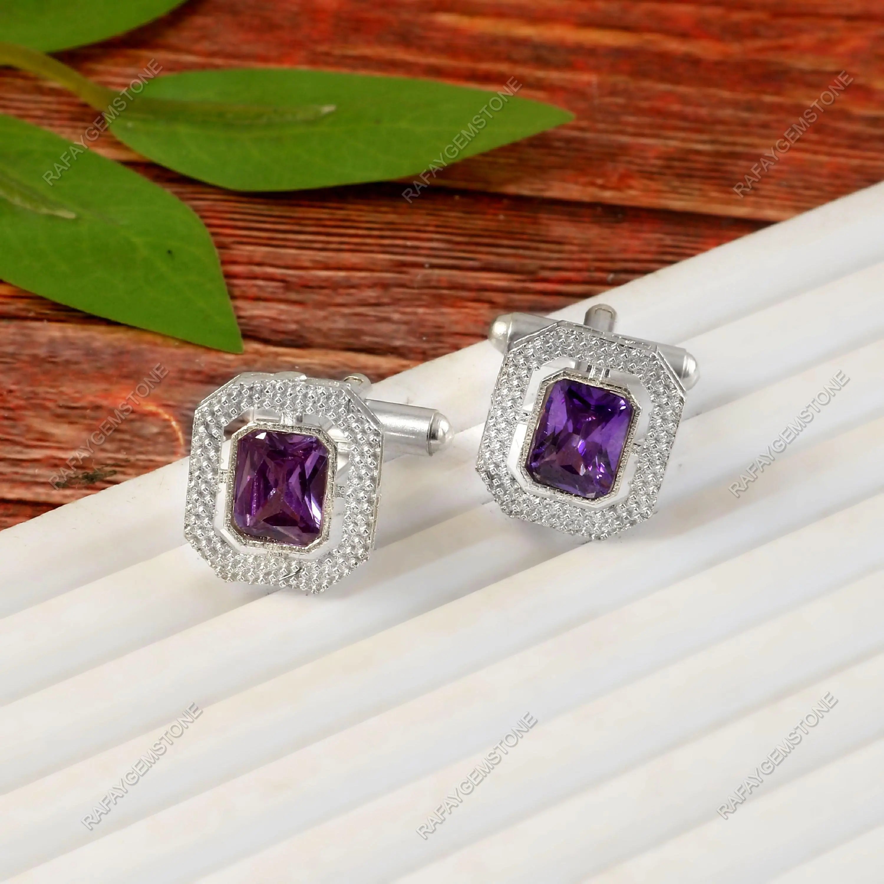 ABC Classic Men's Cufflinks – Elegant Shirt Accessories for Formal Wear, CL85