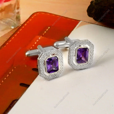 ABC Classic Men's Cufflinks – Elegant Shirt Accessories for Formal Wear, CL85 ABC Rugs Kilims