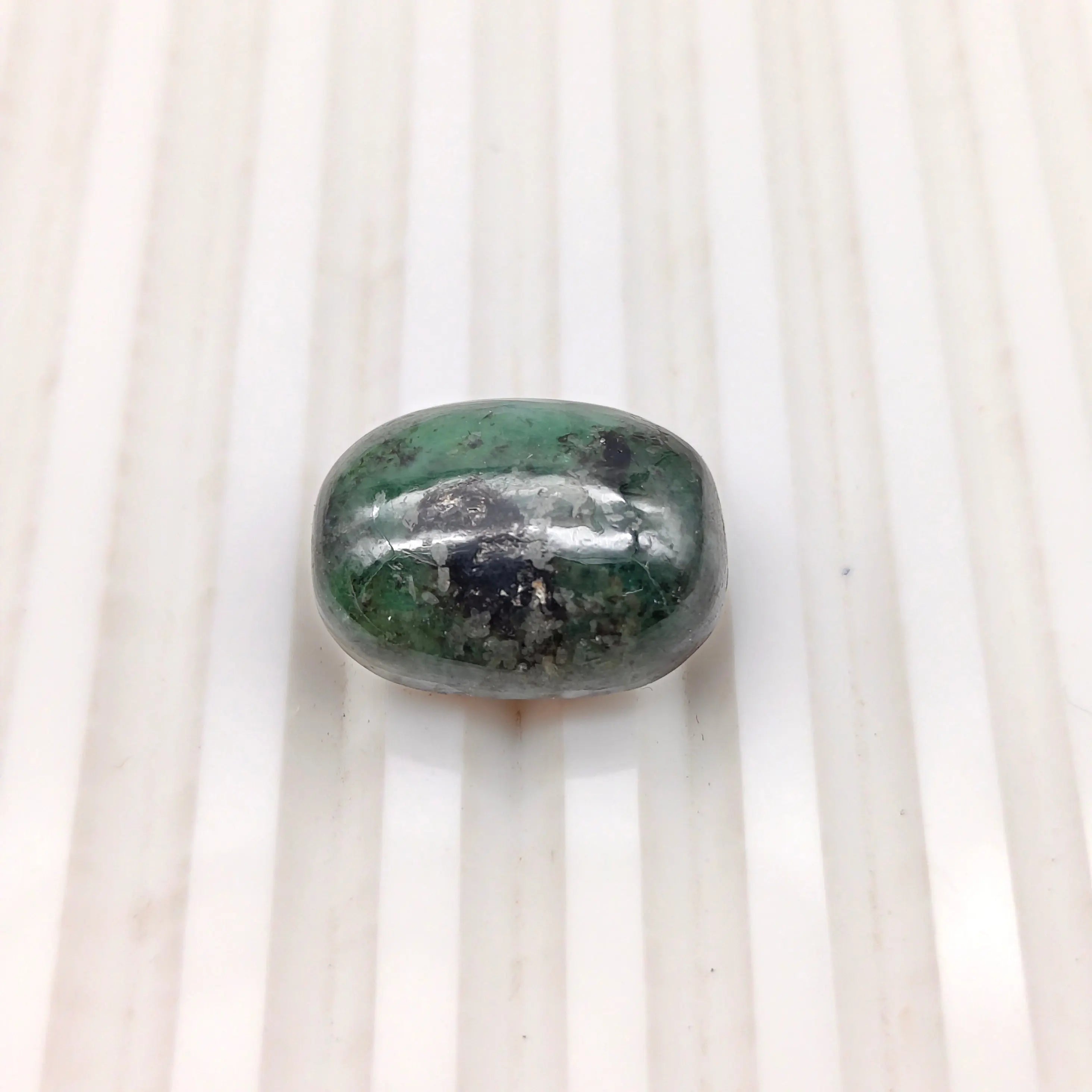 A+ Quality OVAL CABOCHON NATURAL EMERALD, GREEN COLORED, INDIAN GEMSTONE, WEIGHT 22.5 CTS