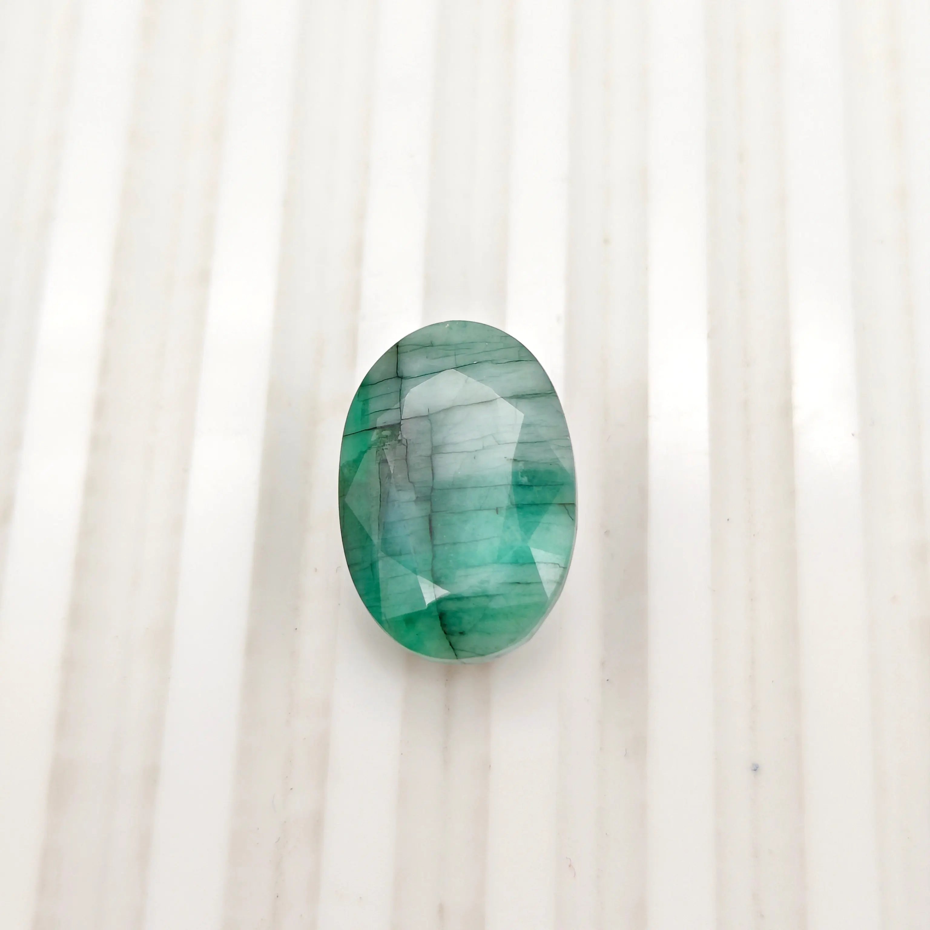 A+ Quality OVAL MIXED NATURAL EMERALD, GREEN COLORED, INDIAN GEMSTONE, WEIGHT 11.75 CTS