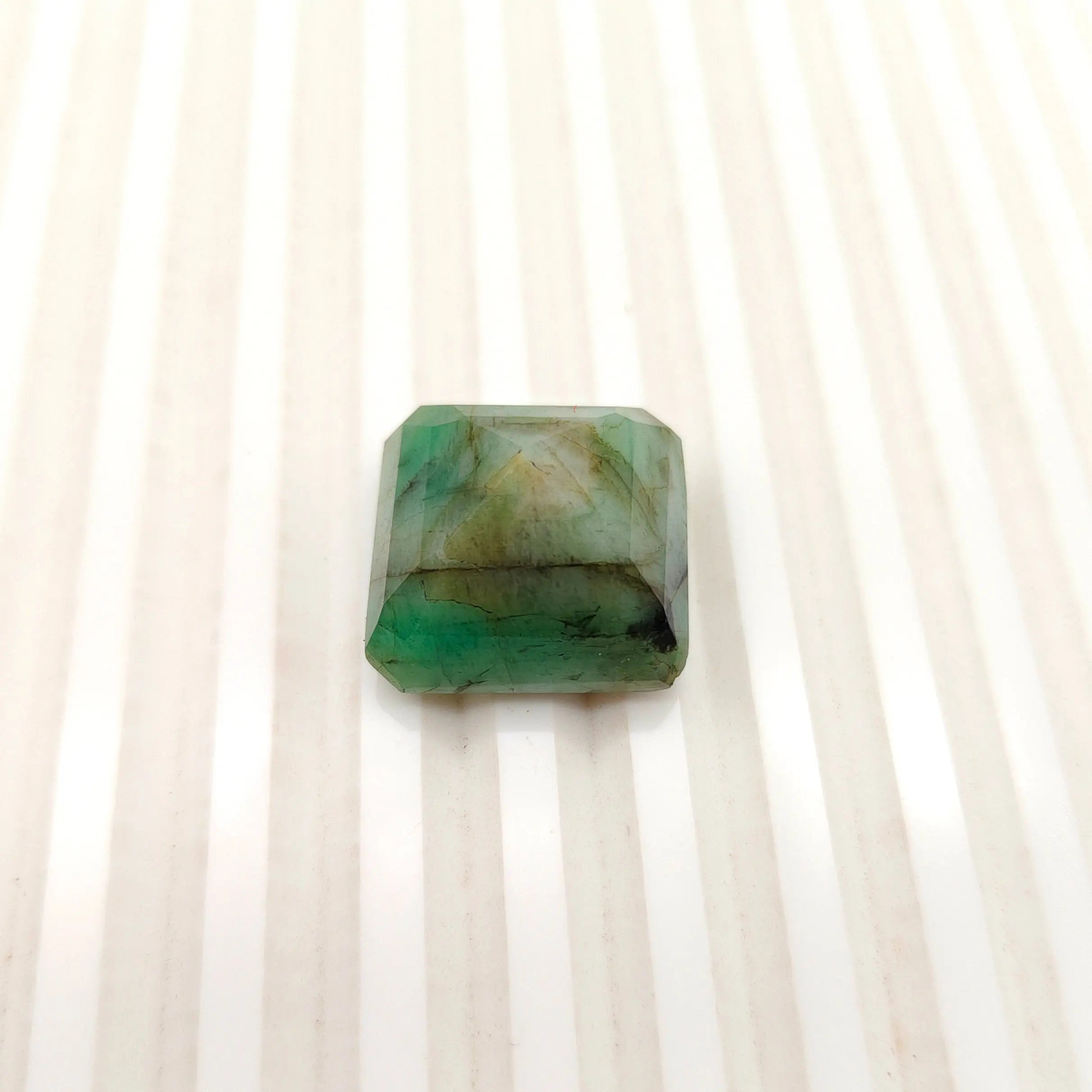 A+ Quality SQUARE MIXED NATURAL EMERALD, GREEN COLORED, INDIAN GEMSTONE, WEIGHT 40.45 CTS