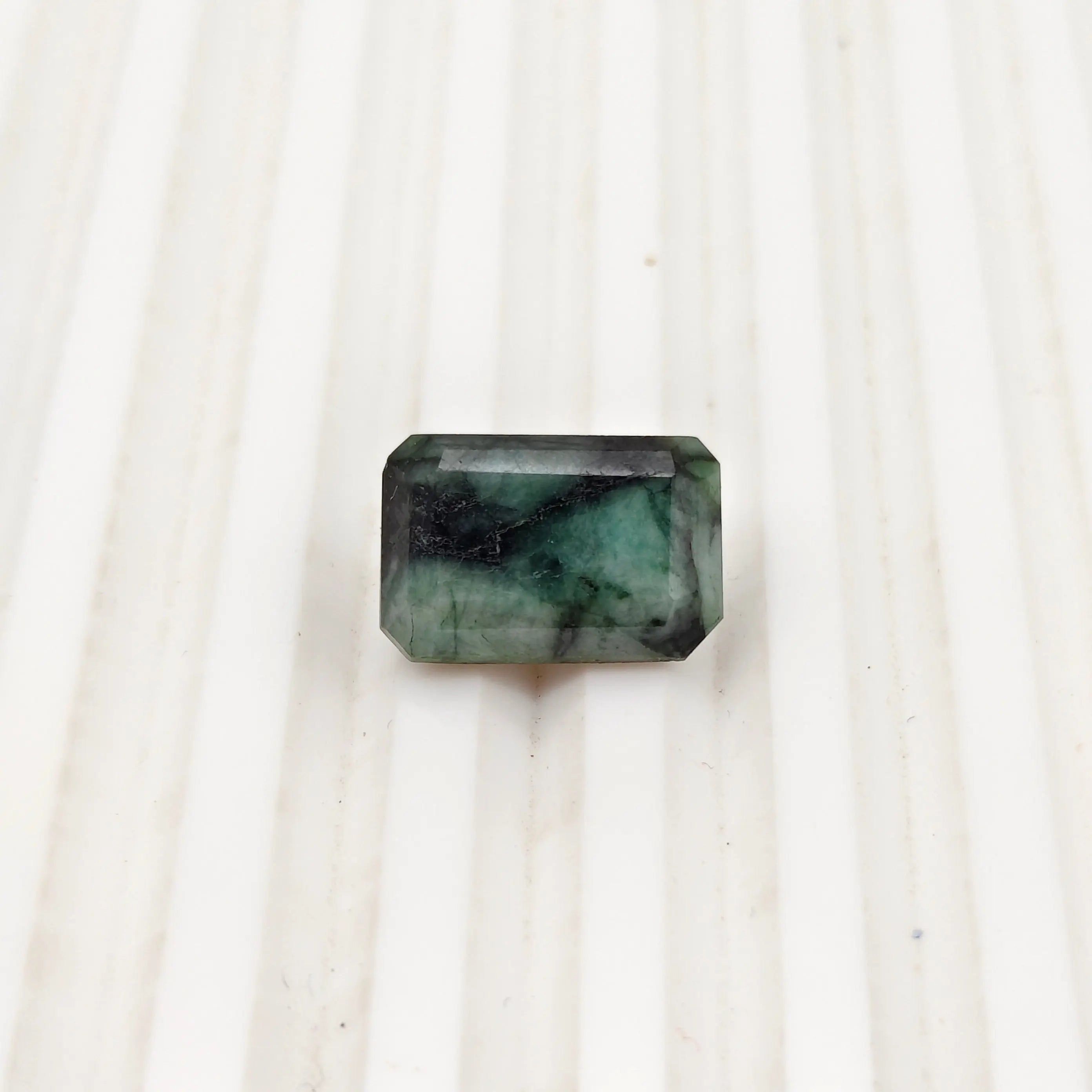 A++ Quality SQUARE MIXED NATURAL EMERALD, GREEN COLORED, INDIAN GEMSTONE, WEIGHT 8.1 CTS