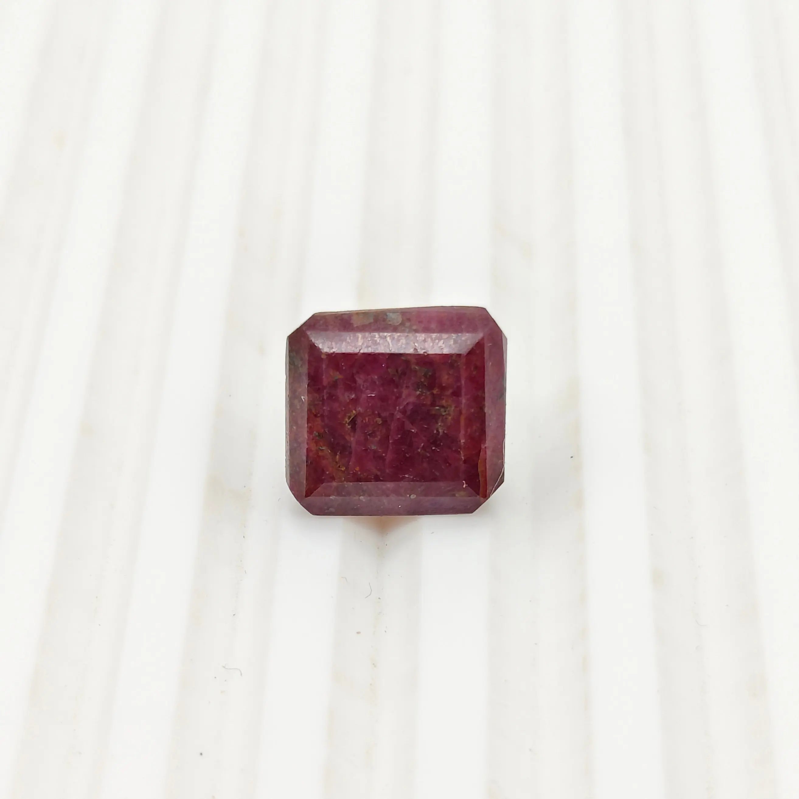 A+ Quality SQUARE MIXED NATURAL RUBY, RED COLORED, INDIAN GEMSTONE, WEIGHT 10.85 CTS