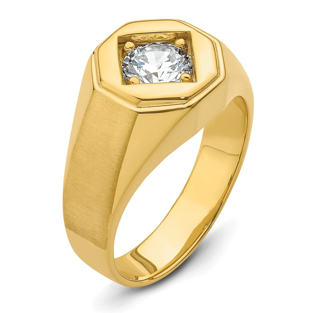 IBGoodman 14k Polished and Satin Men's Ring Mounting