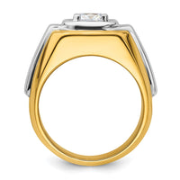 IBGoodman 14k Two-tone Polished Men's Ring Mounting