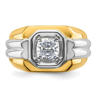 IBGoodman 14k Two-tone Polished Men's Ring Mounting