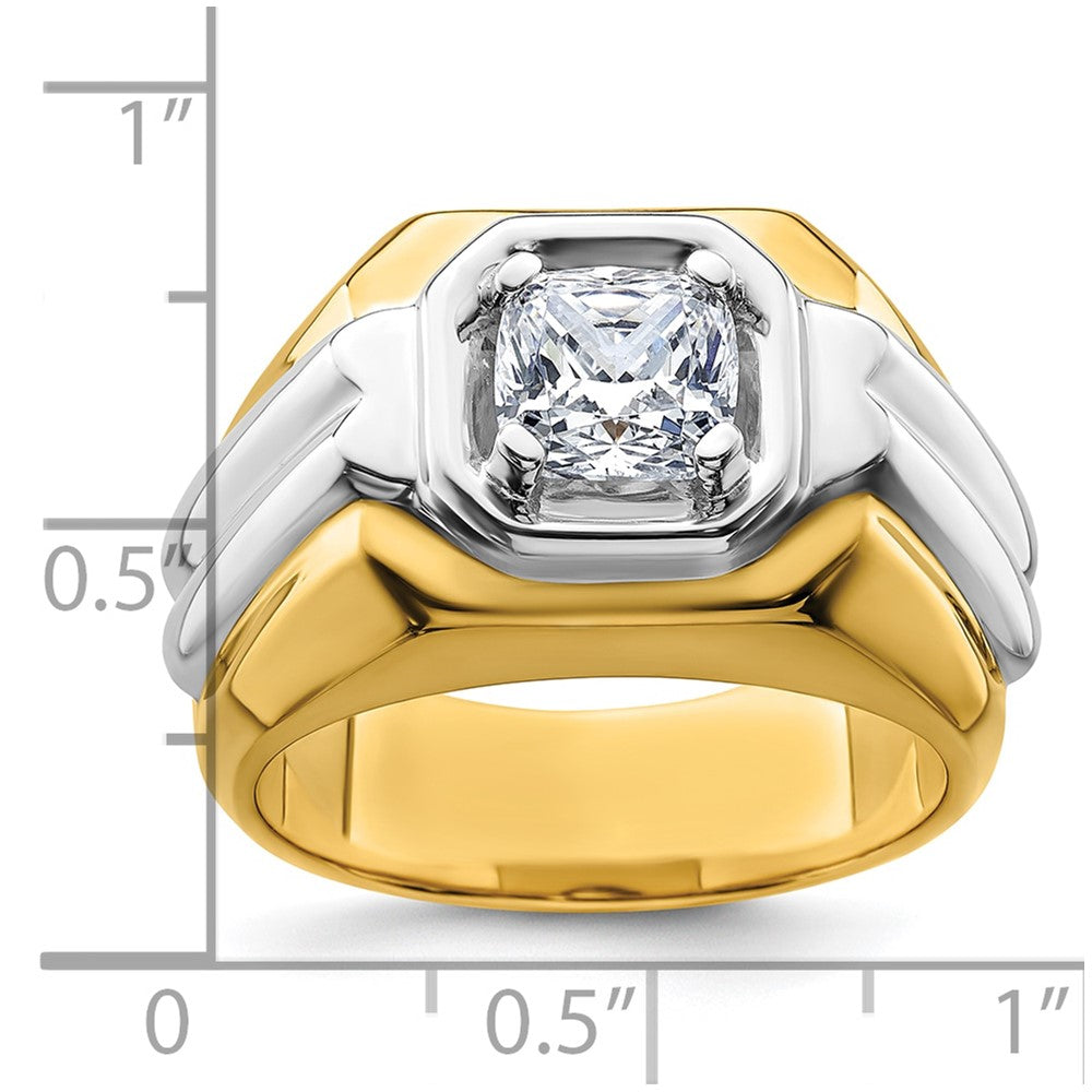 IBGoodman 14k Two-tone Polished Men's Ring Mounting
