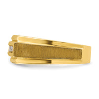 14k 1/4 ct Lab Grown Diamond VS/SI+ G+ Comp 5 Stone Men's Ring