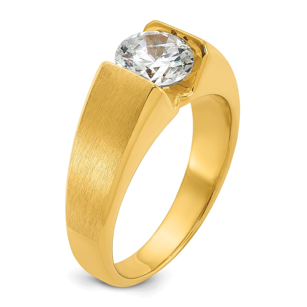 IBGoodman 14k 1 ct Lab Grown Diamond VS/SI+ G+ Complete Men's Ring