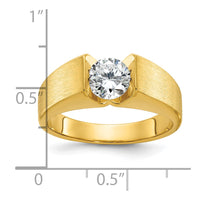 IBGoodman 14k 1 ct Lab Grown Diamond VS/SI+ G+ Complete Men's Ring