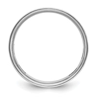 14k White Gold 1/20 ct Lab Grown Dia VS/SI+ G+ Complete Cross Men's Ring