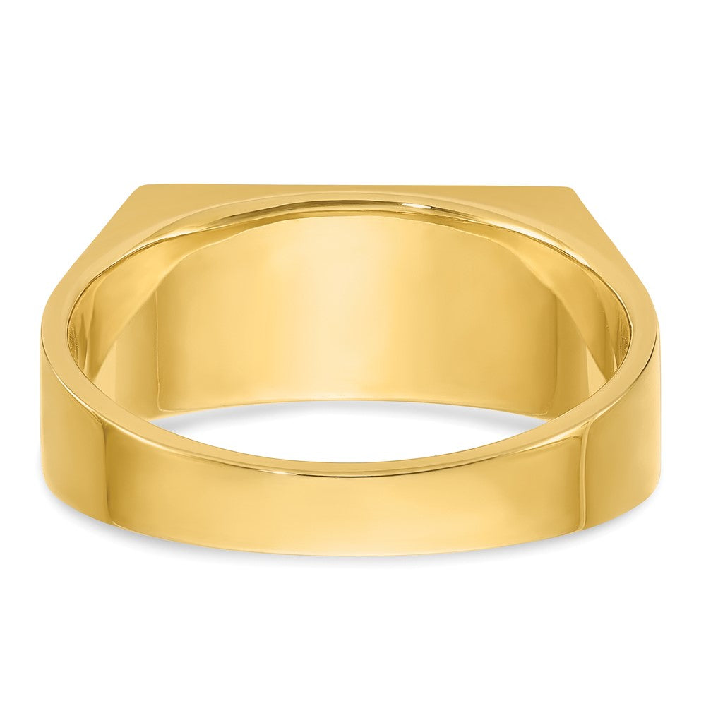 14k 1 ct Lab Grown Diamond VS/SI+ G+ Complete 3 Stone Men's Ring