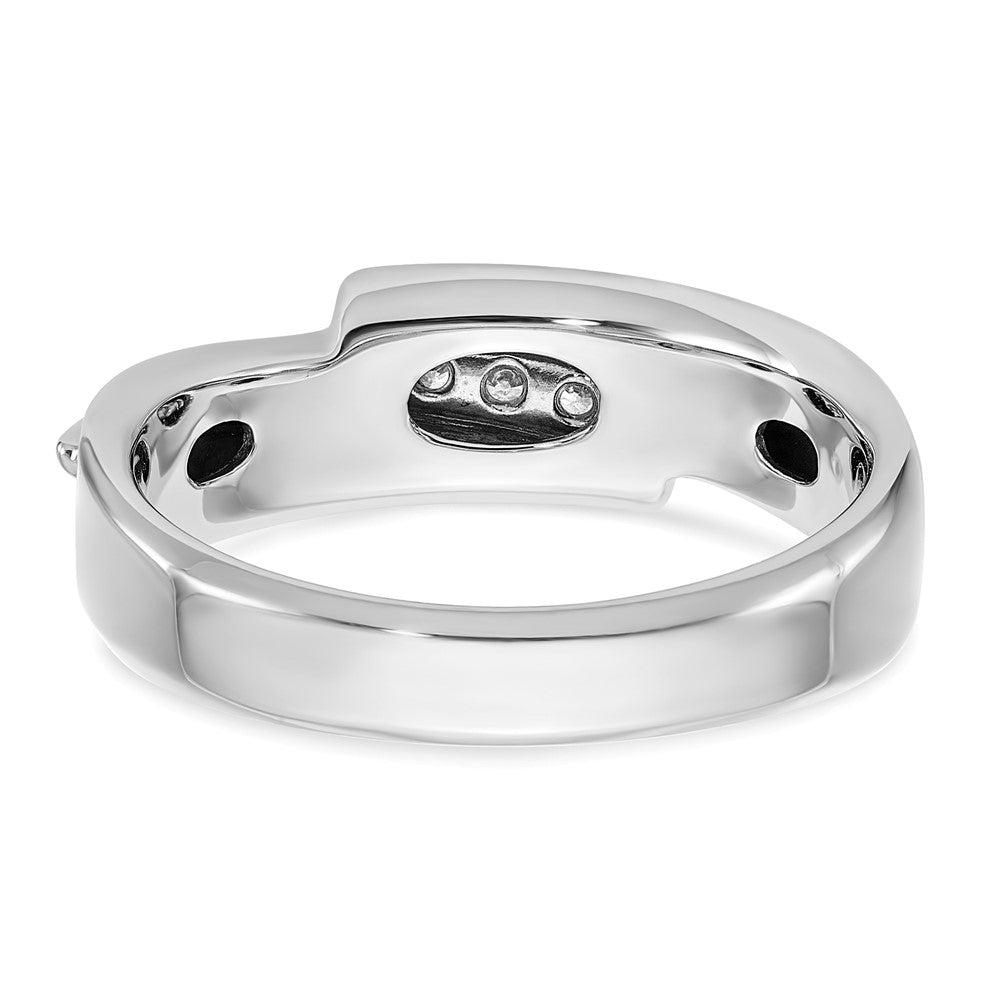IBGoodman 14k Two-tone Polished Men's 5 Stone Ring Mounting