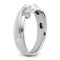 IBGoodman 14k Two-tone Polished Men's 5 Stone Ring Mounting