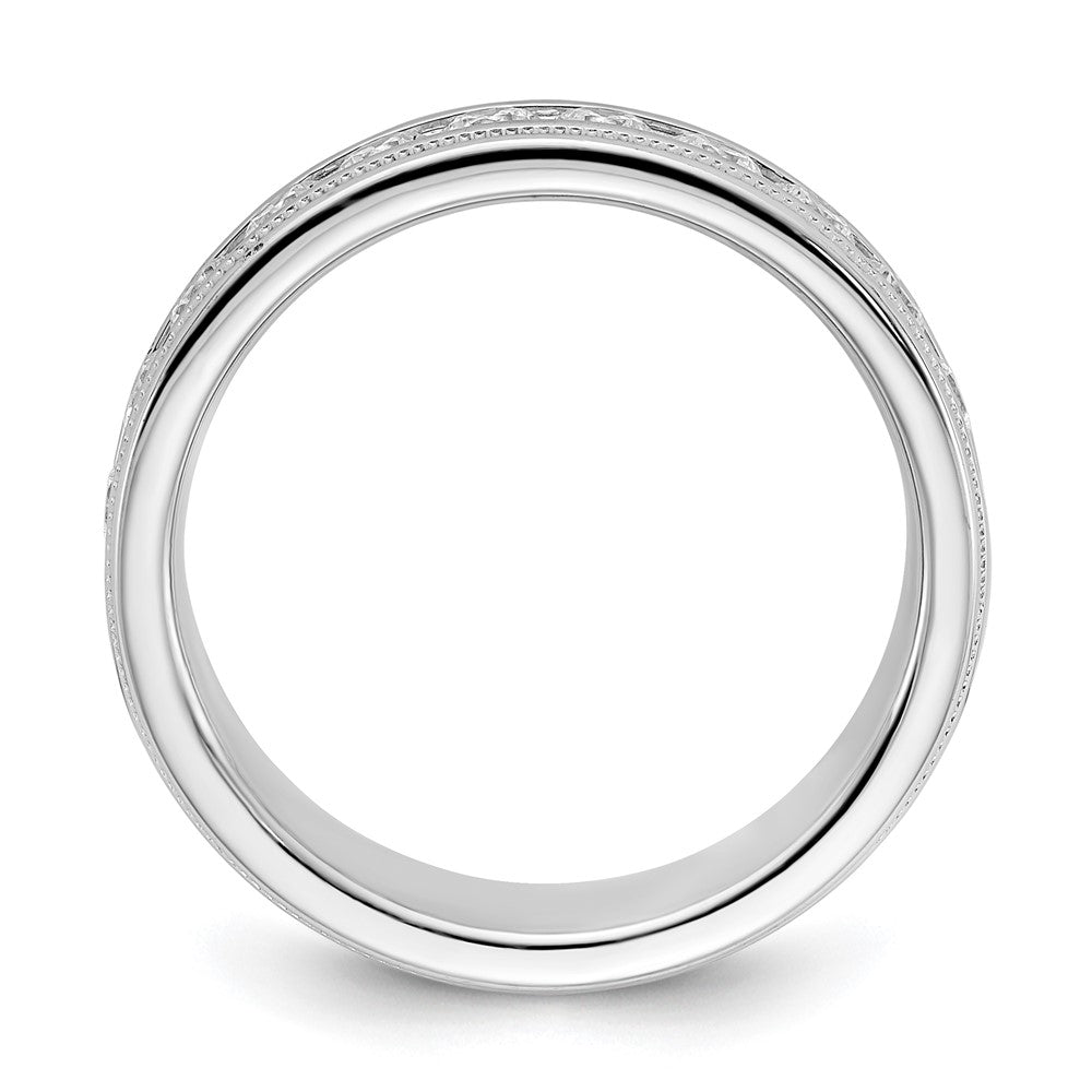 14k White Gold 1 ct Lab Grown Diamond VS/SI+ G+ Comp 11 Stone Men's Ring