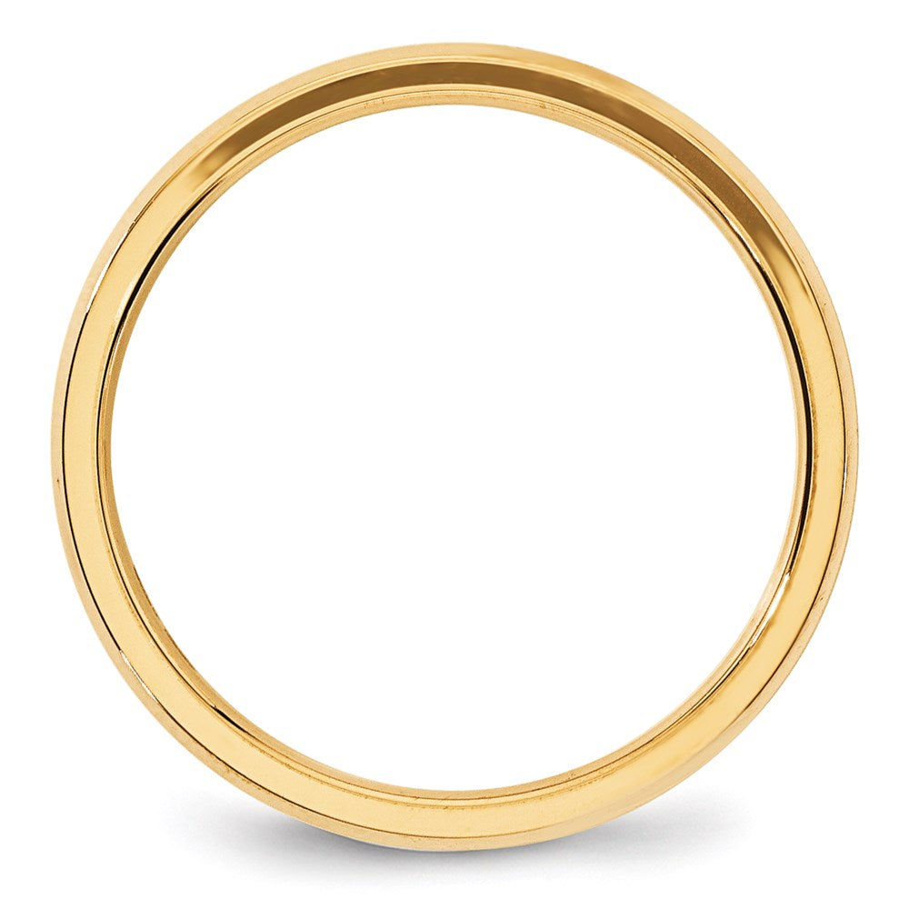 14KY 4mm Bevel Edge Comfort Fit Band Size 4