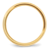 14KY 5mm Bevel Edge Comfort Fit Band Size 9