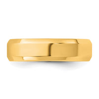 14KY 5.5mm Bevel Edge Comfort Fit Band Size 5.5