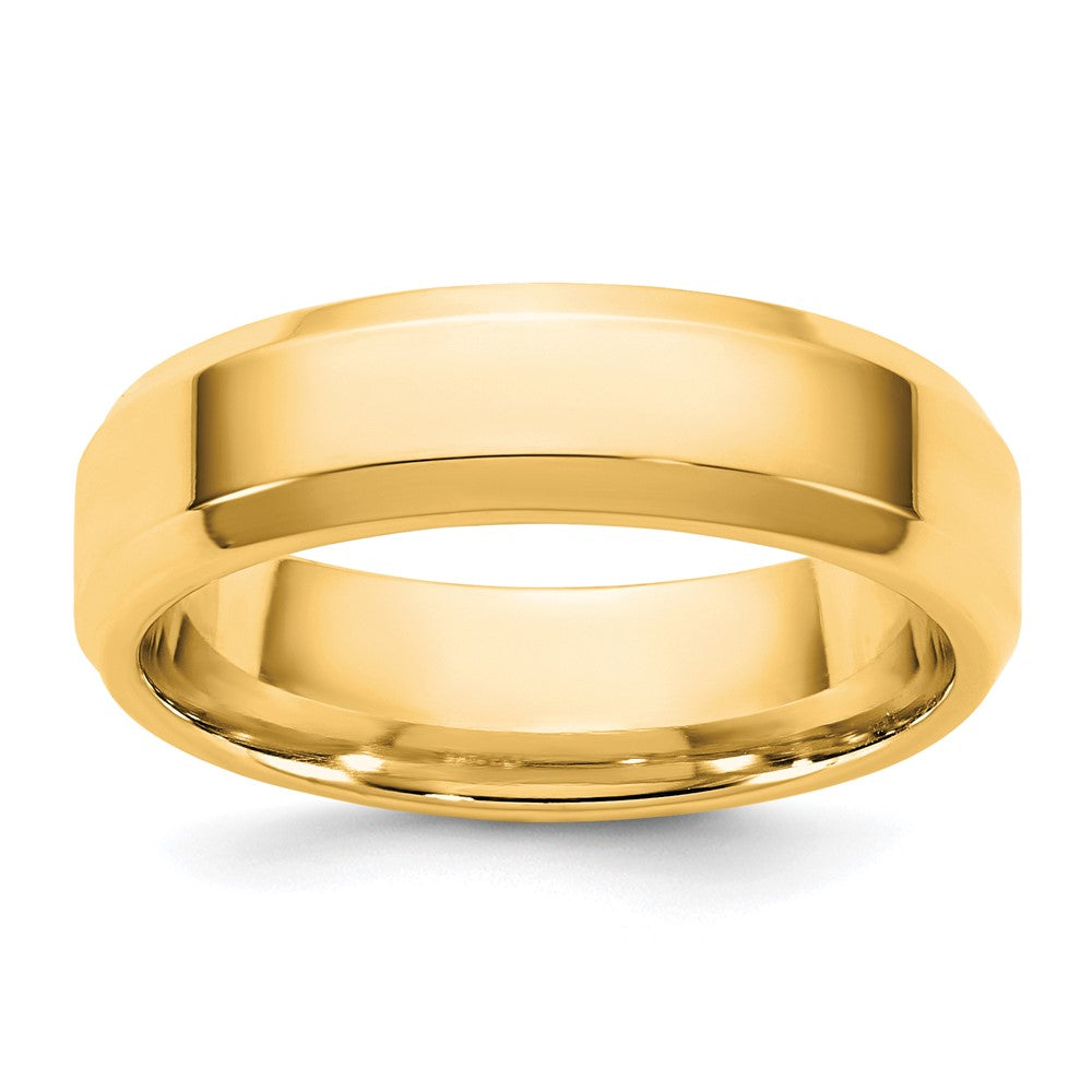 10KY 5.5mm Bevel Edge Comfort Fit Band Size 13.5