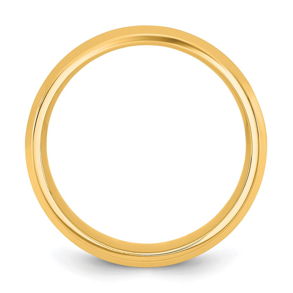 10KY 6.5mm Bevel Edge Comfort Fit Band Size 12.5