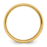 14KY 7mm Bevel Edge Comfort Fit Band Size 4.5