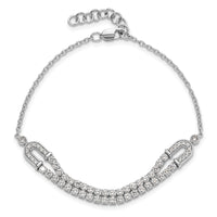 14kw 2 ct Lab Grown Diamond VS/SI+ G+ Comp 6.5in w/ 1in ext Bracelet