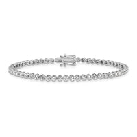 14k 2ct Lab Grown Dia VS/SI+ G+ Comp Round Tennis Bracelet