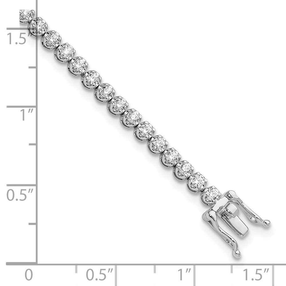 14k 2ct Lab Grown Dia VS/SI+ G+ Comp Round Tennis Bracelet