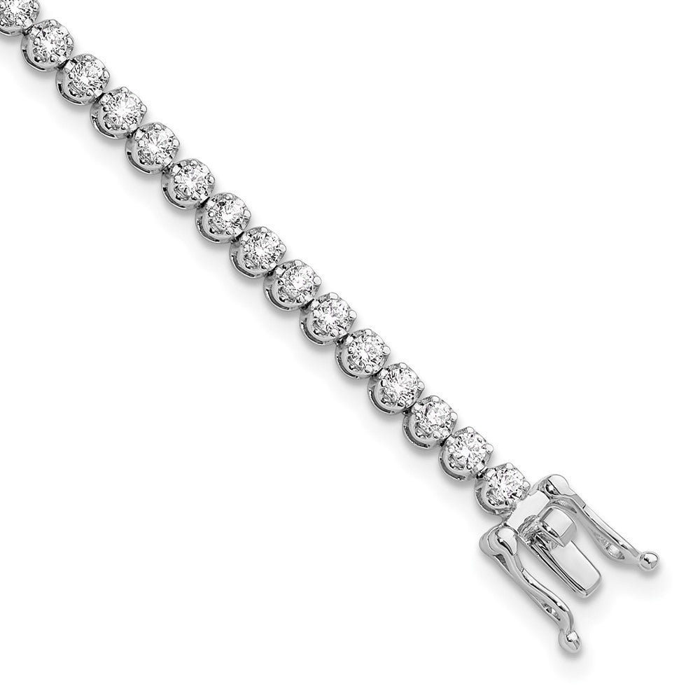 14k 2ct Lab Grown Dia VS/SI+ G+ Comp Round Tennis Bracelet