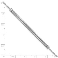 14kw 1 ct Lab Grown Dia VS/SI+ G+ Comp 6.5in w/ 1in ext Bracelet
