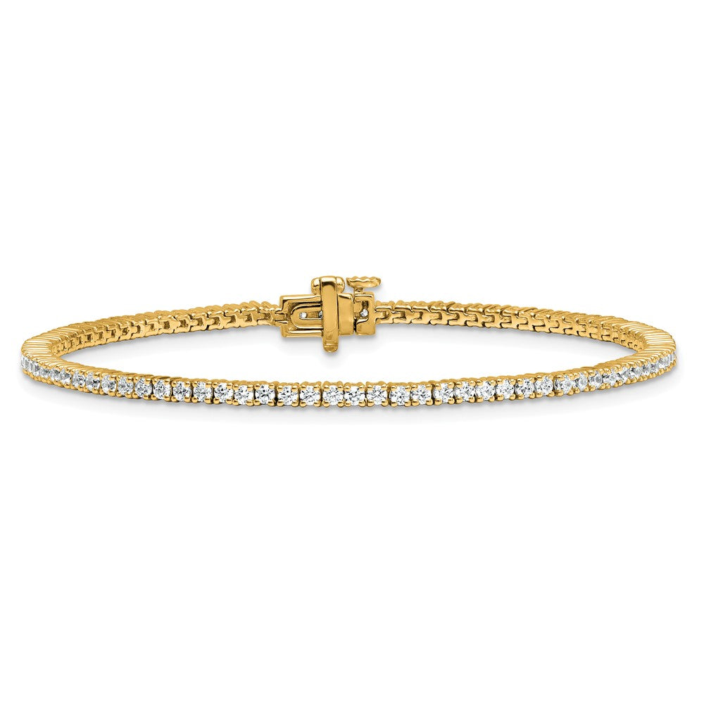 14k 2ct Lab Grown Diamond VS/SI+ G+ Complete Tennis Bracelet