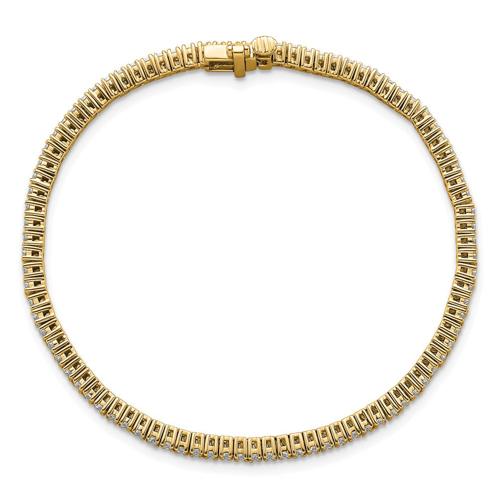 14k 2ct Lab Grown Diamond VS/SI+ G+ Complete Tennis Bracelet
