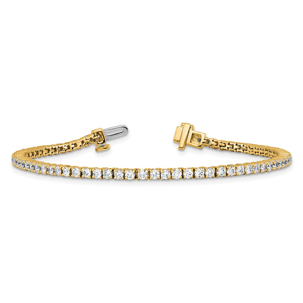 14k 2ct Lab Grown Diamond VS/SI+ G+ Complete Tennis Bracelet