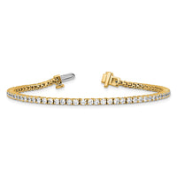 14k 2ct Lab Grown Diamond VS/SI+ G+ Complete Tennis Bracelet